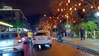 Çorlu'da otomobil ile motosiklet çarpıştı; 2 yaralı