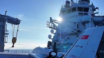 NATO tatbikatında ilk! TCG Anadolu’dan havalanan Bayraktar TB-3 SİHA hedefi tam isabetle vurdu