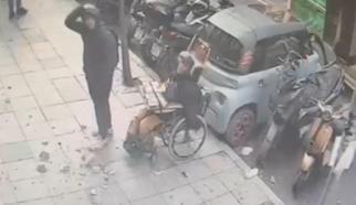 İstanbul - Nişantaşı’nda başına sıva parçaları düşen çocuk yaralandı; yürüme engelli kişi son anda kurtuldu