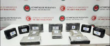 İpsala Sınır Kapısında otomobilin havalandırma boşluğunda 11 kilo kokain ele geçirildi