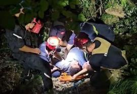 Bursa'da elektrikli  bisiklet uçuruma yuvarlandı: 3 yaralı