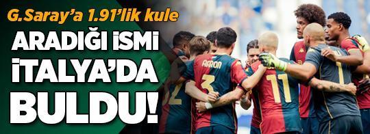 G.Saray'a İtalya'dan 1.91'lik kule!
