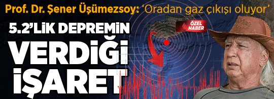 Kıbrıs'taki 5.2'lik depremin verdiği işaret! Prof. Dr. Üşümezsoy: 'Oradan gaz çıkışı var'