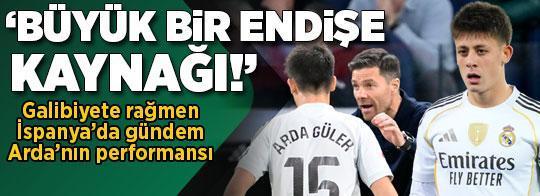 Real Madrid'de gündem Arda Güler'in performansı! İspanyol basını yazdı: Büyük bir endişe kaynağı olacak