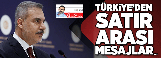 Türkiye’den satır arası mesajlar...
