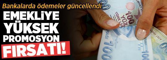 Emekliye yüksek promosyon fırsatı! Bankalarda ödemeler güncellendi