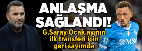 Galatasaray Ocak ayının ilk transferini bitiriyor! Anlaşma sağlandı