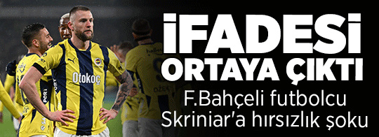 Son dakika... Fenerbahçeli futbolcu Skriniar'a hırsızlık şoku! İfadesi ortaya çıktı