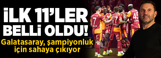 Süper Lig'de Galatasaray-Antalyaspor maçı