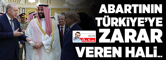 Abartının Türkiye’ye zarar veren hali...