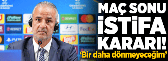 Fenerbahçe'de İsmail Kartal istifa ettiğini açıkladı