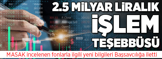 MASAK'tan fon incelemesi: Pay sahiplerine ilişkin bilgiler savcılığa gönderildi