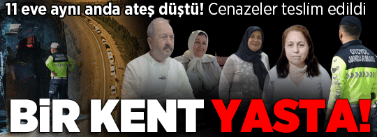 Bir kent yasta! 11 eve ateş düştü: Manisa'daki feci kazada yaşamını yitirenler toprağa veriliyor