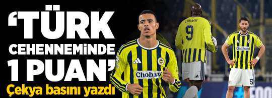 Fenerbahçe - Slavia Prag maçı sorası Çekya basını yazdı: Türk cehenneminde bir p