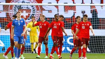 Türkiye'nin EURO 2020'deki rakibi İsviçre, hazırlık maçında farklı galip