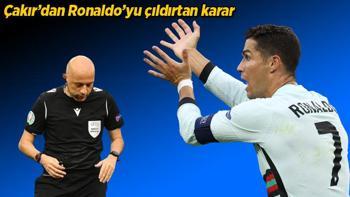 Son dakika haberi - EURO 2020'de Cristiano Ronaldo tarihe geçti! Cüneyt Çakır'ın kararına çıldırdı