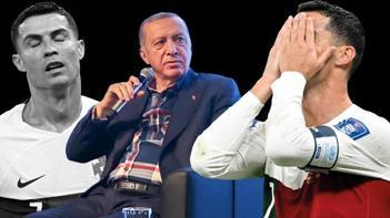 Erdoğandan Ronaldo açıklaması: Siyasi yaptırım uyguladılar