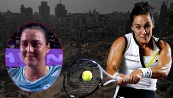 Dünyaca ünlü tenisçinin Gazze gözyaşları! Filistin'deki katliama sessiz kalamadı 