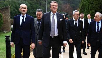 Beşiktaş Başkanı Hasan Arat, futbolcularla buluştu!