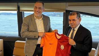Galatasaray Başkanı Dursun Özbek, Martin Jahn ile buluştu