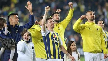 Fenerbahçede zafer sevinci taraftarla yaşandı