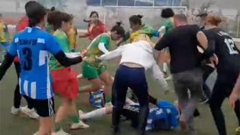 Kadınlar Futbol 3. Liginde arbede: 7 oyuncu yaralandı
