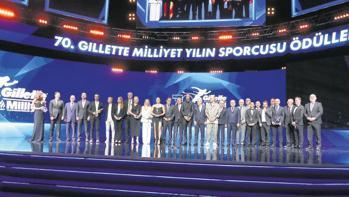 70. Gillette Milliyet Yılın Sporcusu ödülleri sahiplerini buldu