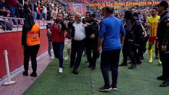 Kayserisporda Burak Yılmaz çılgına döndü Başkan Ali Çamlı sahaya girdi