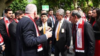 Galatasarayda başkanlık seçiminden kareler