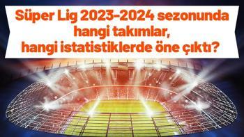 Süper Lig 2023-2024 sezonunda hangi takımlar, hangi istatistiklerde öne çıktı? 
