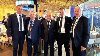 TFF Başkanı Mehmet Büyükekşi, Infantino ve Ceferin ile bir araya geldi!
