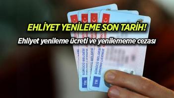 EHLİYET YENİLEME SON TARİH NE ZAMAN Ehliyet yenilememe cezası ne kadar Ehliyet yenileme ücreti kaç TL İşte, sürücü belgesi yenileme için gerekli evraklar...