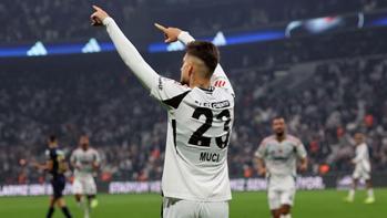 Beşiktaşta Ernest Muçiden 3üncü gol sevinci