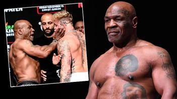 Dünyanın beklediği boks maçı öncesi Mike Tyson'dan Jake Paul'a tokat! Paul'den olay açıklama