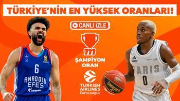 Anadolu Efes'in konuğu Paris Basket! En yüksek oranlar ve canlı yayın Misli'de...