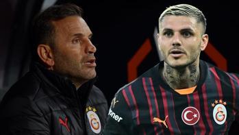 Galatasarayda Okan Buruktan zemin cevabı Mauro Icardi açıklaması