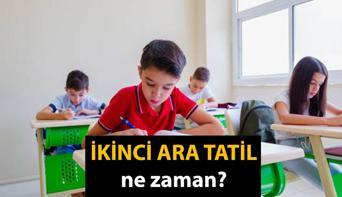 2025 MEB TAKVİMİ ✅ İkinci ara tatil ne zaman 2. Ara tatil tarihleri hangi gün başlıyor, hangi gün bitiyor