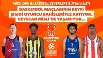 Misli’den basketbol severlere büyük asist Basketbol maçlarının keyfi şimdi oyuncu bahisleriyle artıyor. Heyecan Misli’de yaşanıyor….