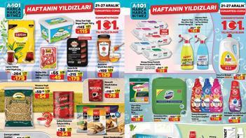 İNDİRİMLİ A101 AKTÜEL KATALOGLARI (21-27 ARALIK) 📢 A101 26 Aralık Perşembe Aldın Aldın aktüel kataloğunda bu hafta neler var Buhar Kazanlı Ütü, Waffle Makinesi, Halı/Koltuk Yıkama Makinesi...