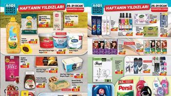 25-31 OCAK A101 HAFTANIN YILDIZLARI | A101 marketde bu hafta sonu hangi ürünler indirimli satışa çıkacak 30 Ocak A101 Aldın Aldın yeni aktüel katalog...