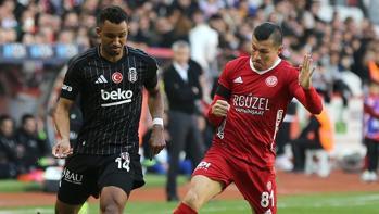 Beşiktaş Süper Ligde beraberliğe abone Antalyada 2 gol