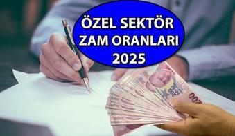 Gözler banka hesaplarında 📍 Özel sektör zam oranları 2025 ne kadar Bu sene özel sektöre yüzde kaç zam yapılacak Gözler Şubatta...