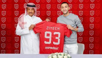 Hakim Ziyechin imza töreninden kareler