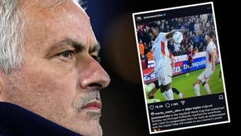 Jose Mourinhodan kinayeli Galatasaray tepkisi Hentbol Dünya Kupası...