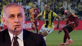 TFF Başkanı Hacıosmanoğlu, Galatasaray-Fenerbahçe derbisi öncesi yabancı hakem kararını açıkladı