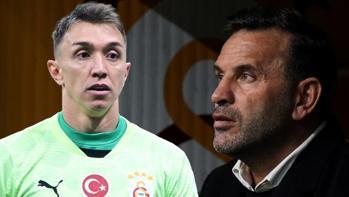 Galatasarayda Okan Buruktan Fernando Muslera kararı Icardi tribünde