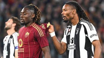 Roma - Juventus maçından kareler