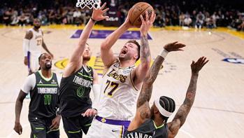 Doncic'in 37 sayısı Lakers'a yetmedi! Timberwolves seride öne geçti