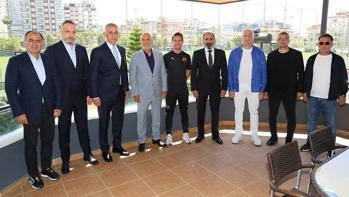 TFF'den Alanyaspor Başkanı Çavuşoğlu'na taziye ziyareti!