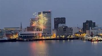 Bodo/Glimt taraftarlarından Tottenhama uyku engeli: Otel önünde gece yarısı havai fişek gösterisi